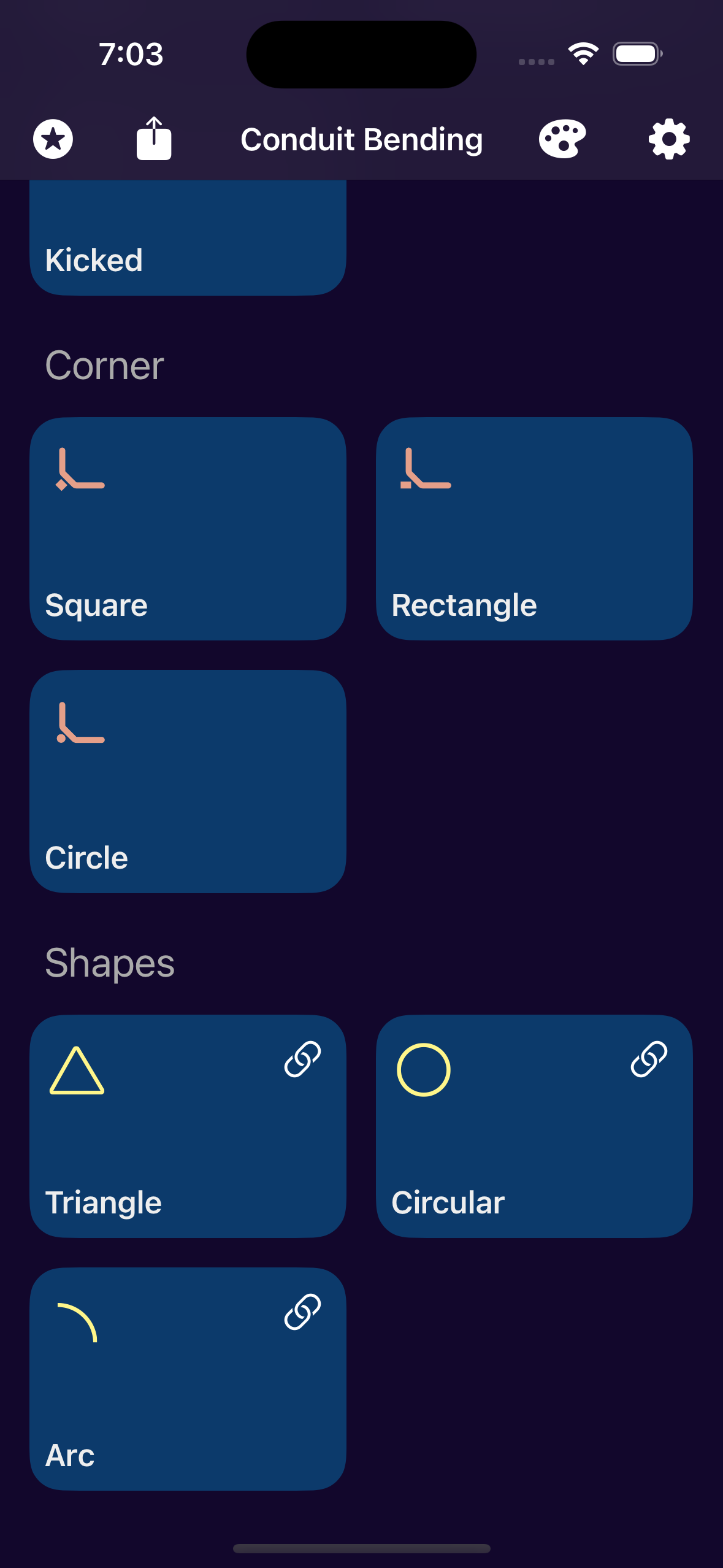 Flexión de conducto - Calculadora de flexión de conductos avanzados para electricistas media 6