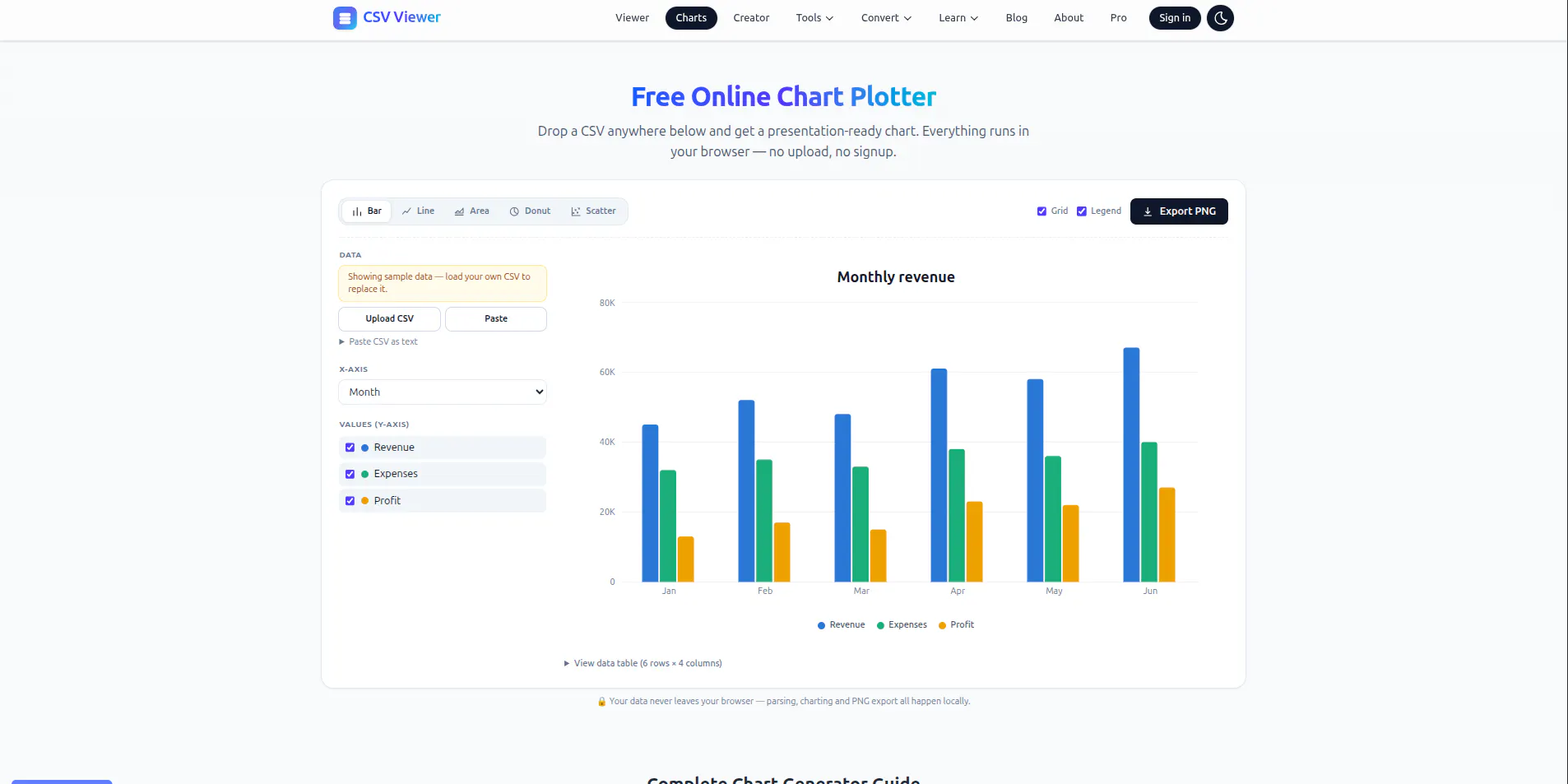 CSV Viewer gallery image