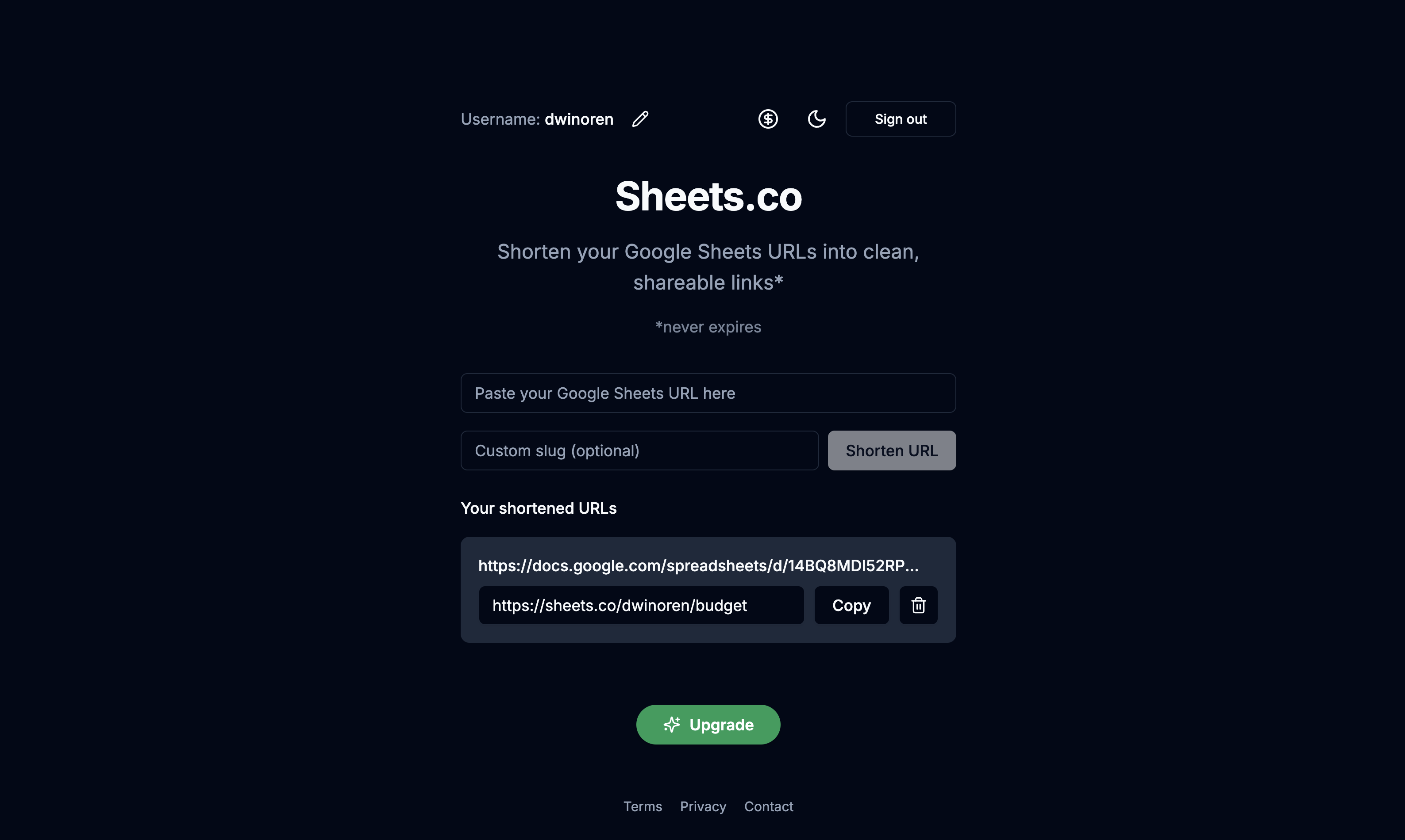 Sheets.co gallery image