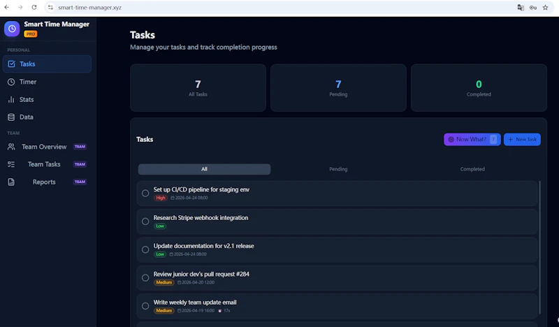 Smart Time Manager screenshot 2