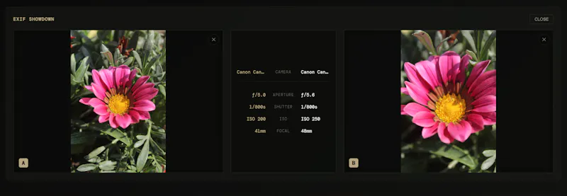ExifGrid screenshot 2