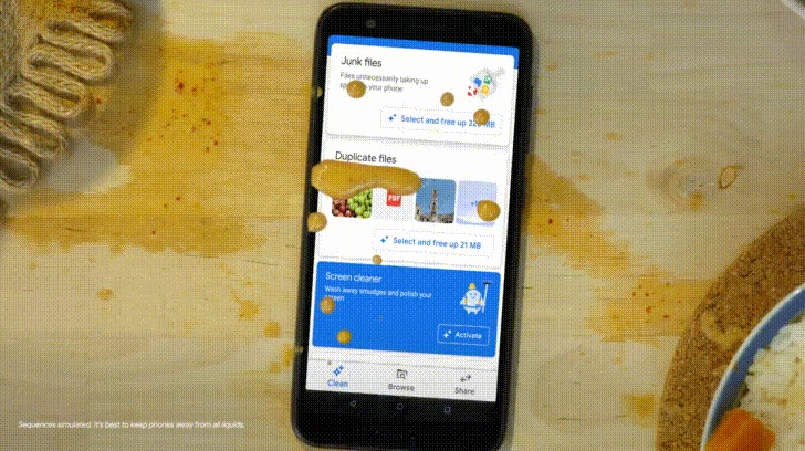 Screen Cleaner by Google Files