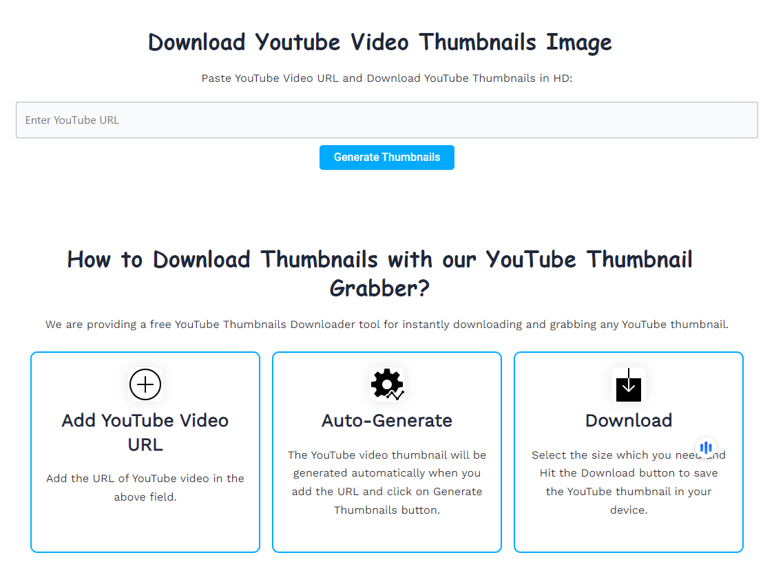 Thumbnails Downloader