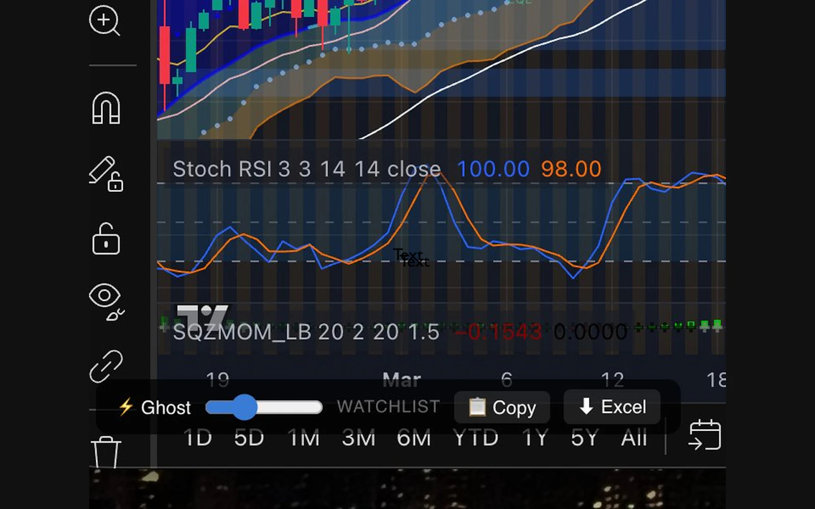 TradingView Ghost HUD Watchlist Exporter screenshot 1