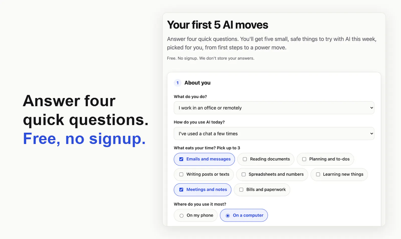 Your First 5 AI Moves screenshot 2