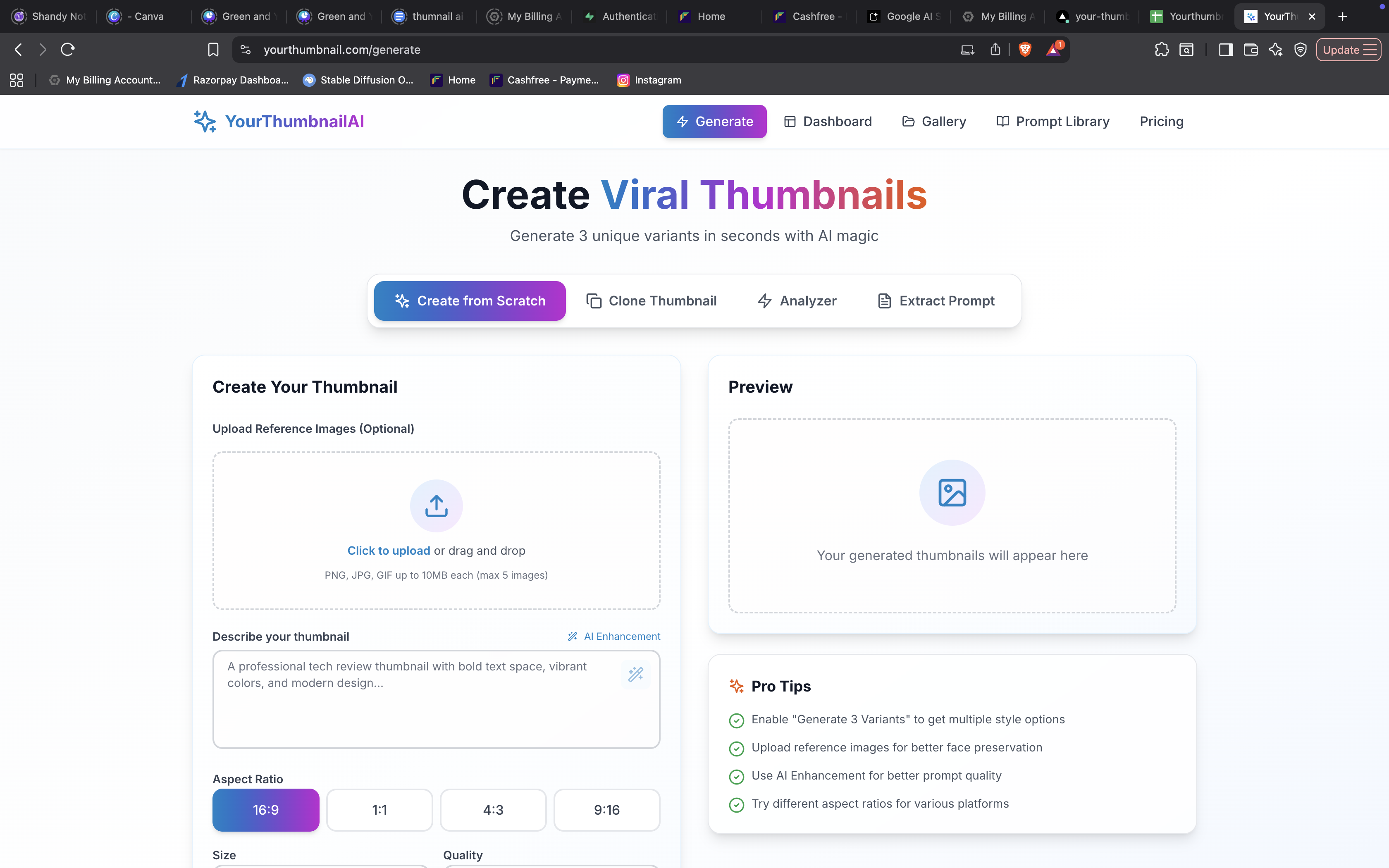 YourThumbnailAi gallery image