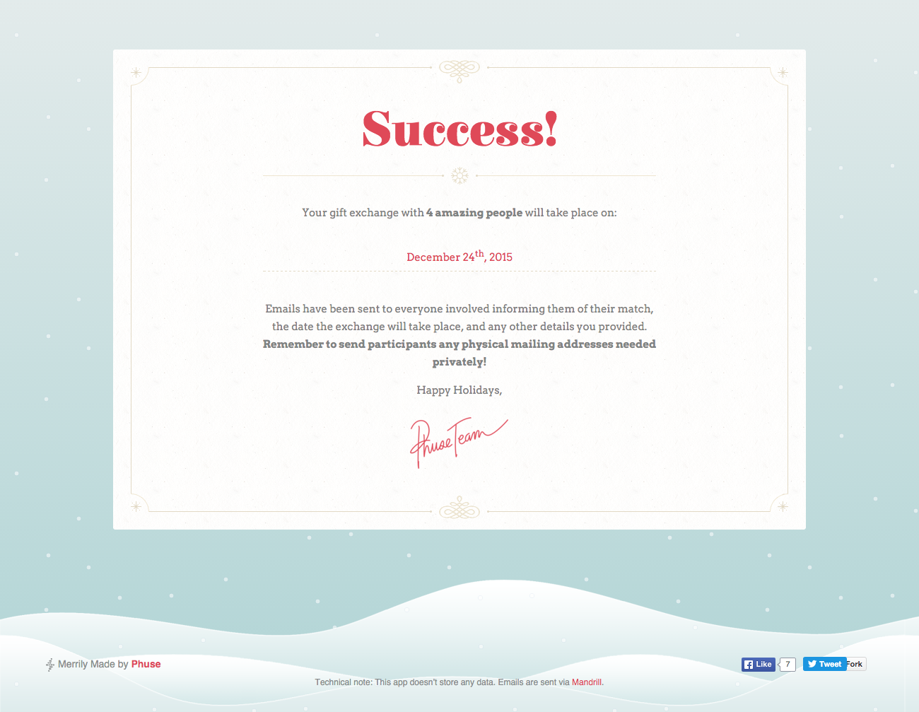 Secret Santa gallery image