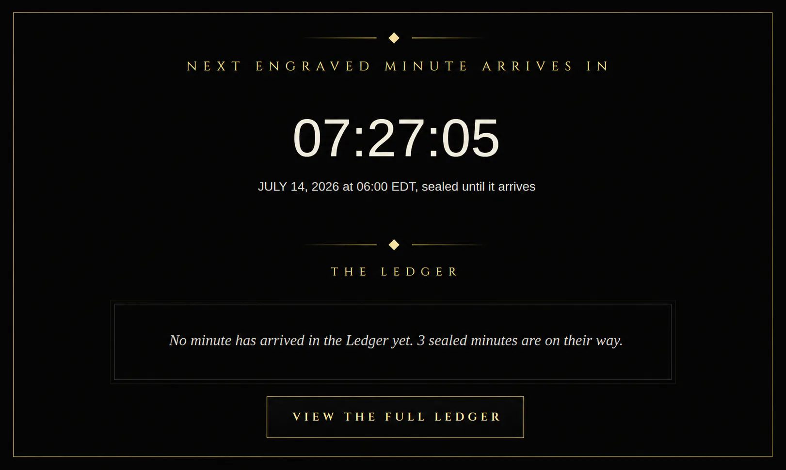 THE MINUTE gallery image