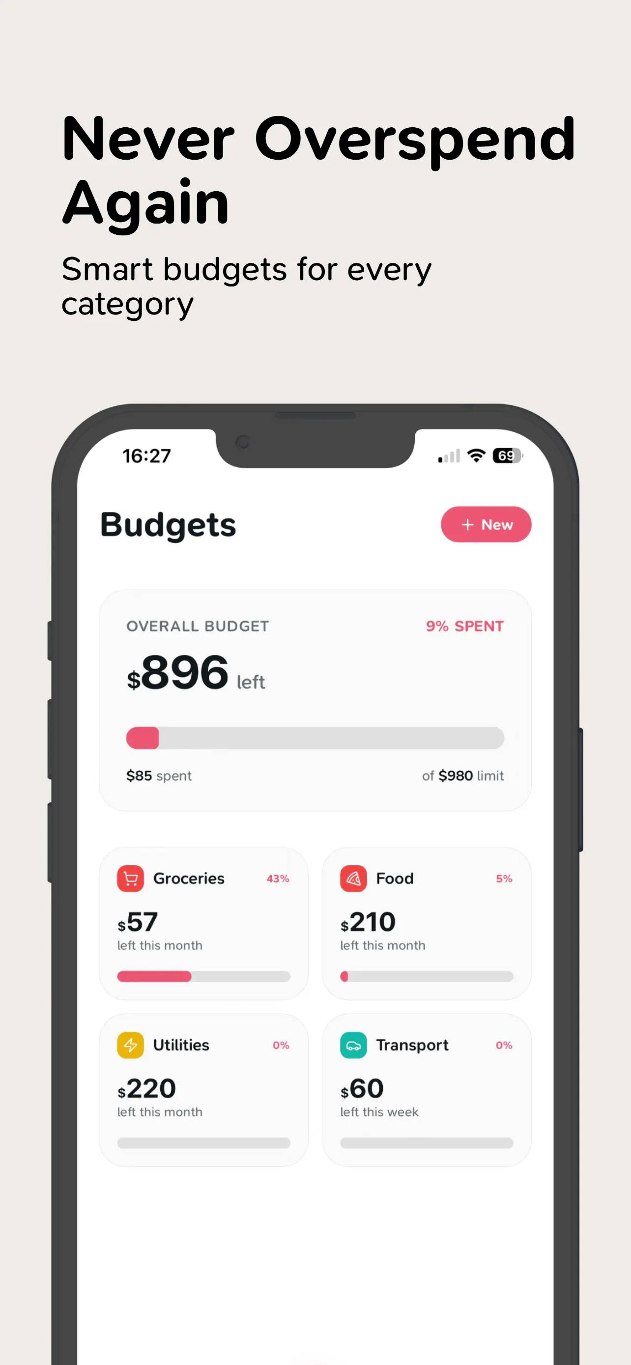 Budget Expense Tracker: Qostly gallery image