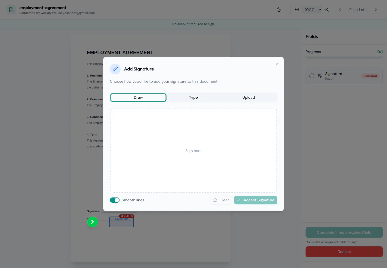 Kovasign screenshot 5