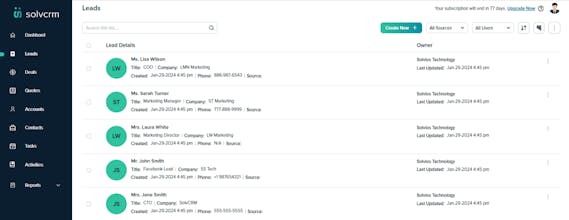 SolvCRM gallery image