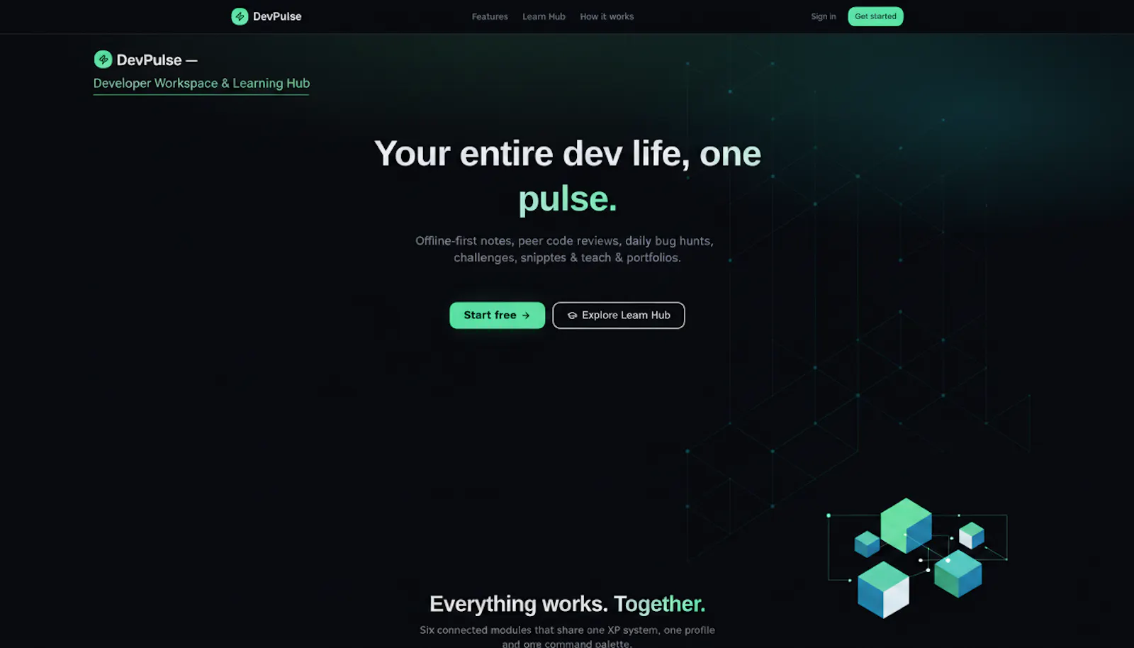 DevPulse screenshot 1