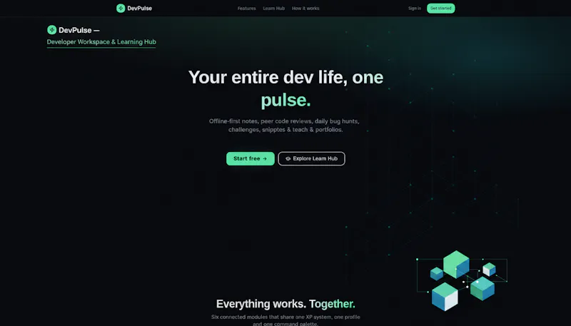 DevPulse screenshot 1