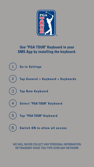 PGA TOUR Emoji Keyboard gallery image