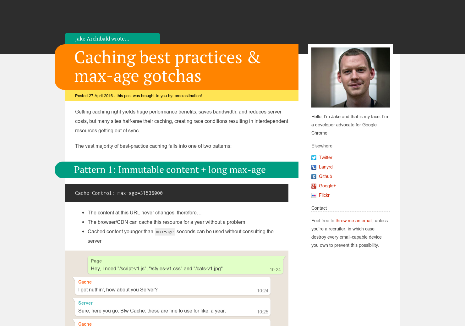 Caching best practices & max-age gotchas