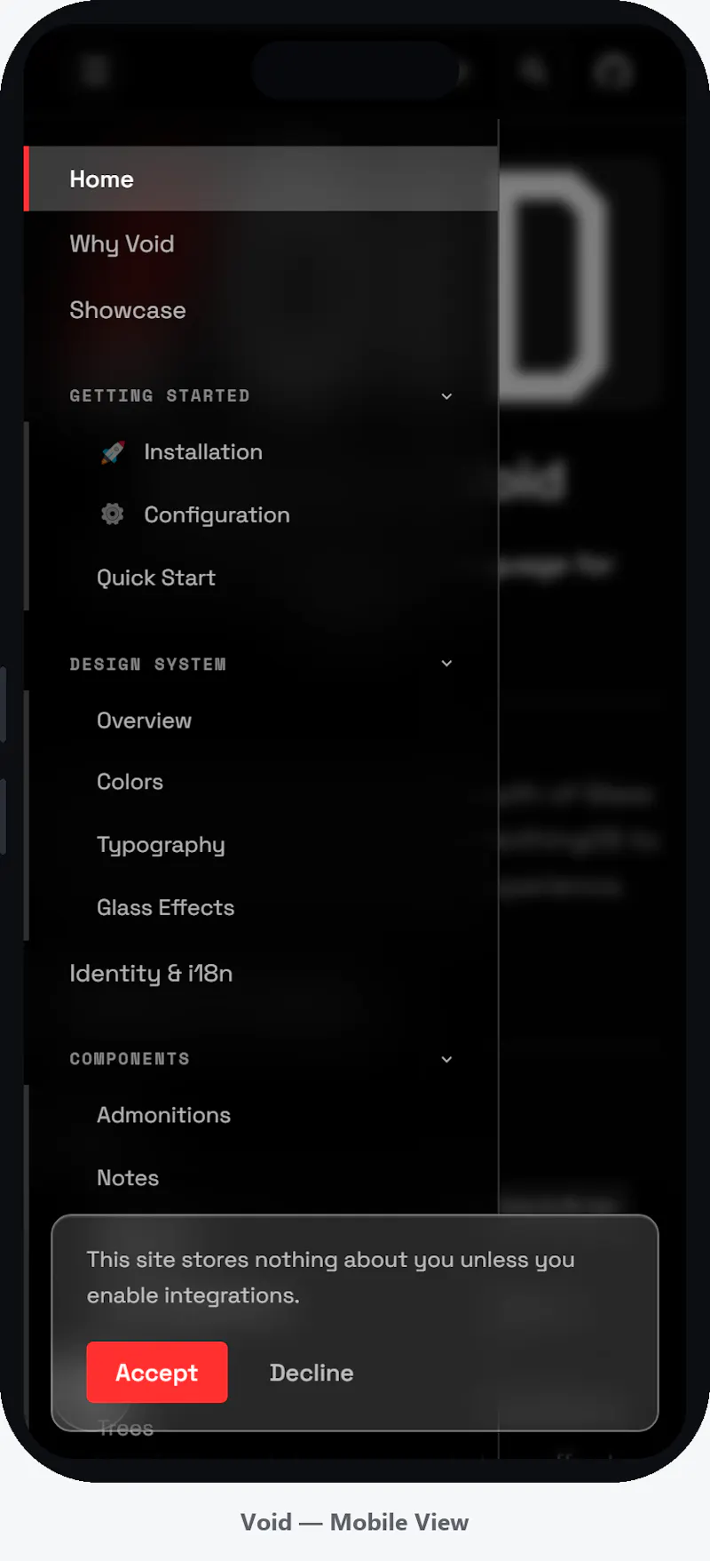 Void Documentation screenshot 5