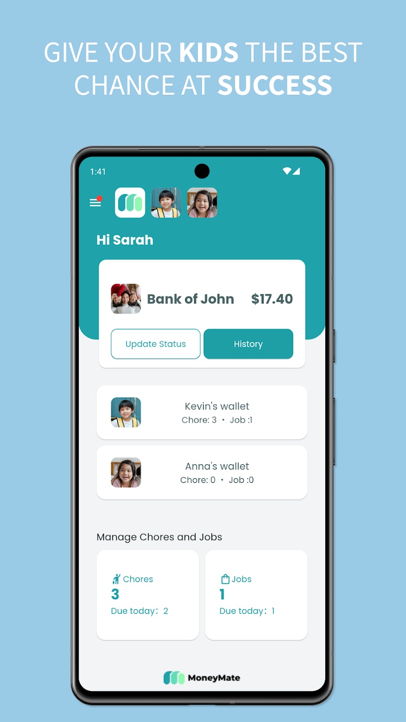 startuptile MoneyMate - Chores & Allowance-Give your kids the best chance at success