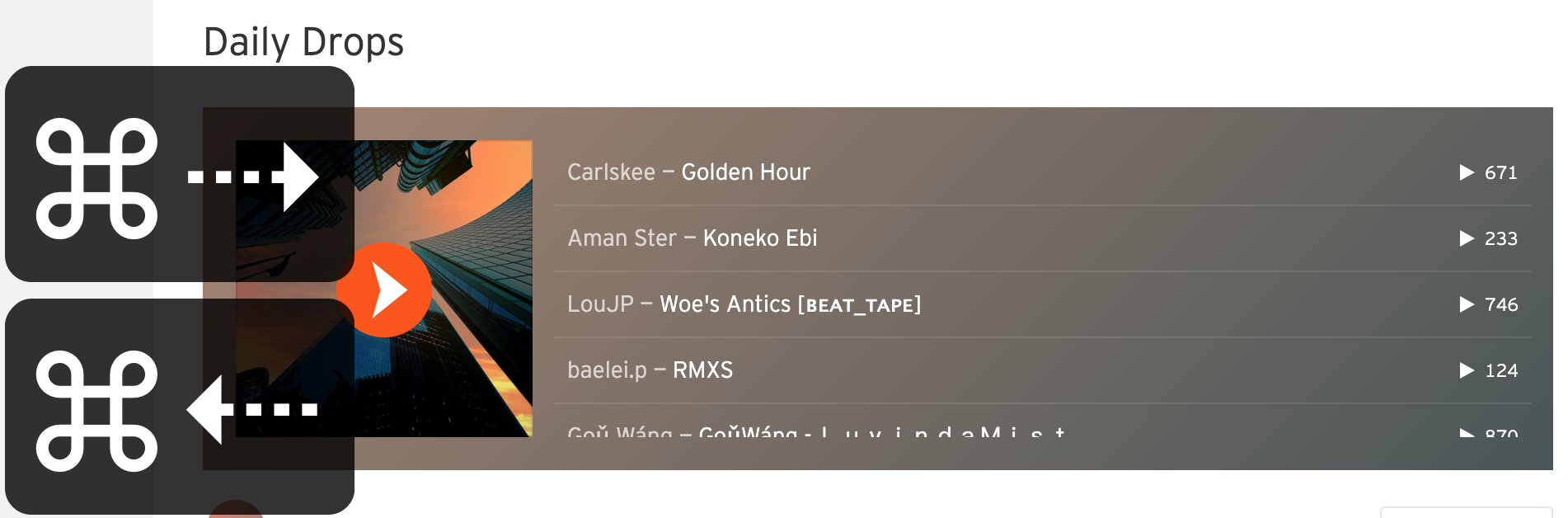 وسائط SoundCloud Skipper - تخطي المسارات على SoundCloud مع اختصارات لوحة المفاتيح البديهية 1