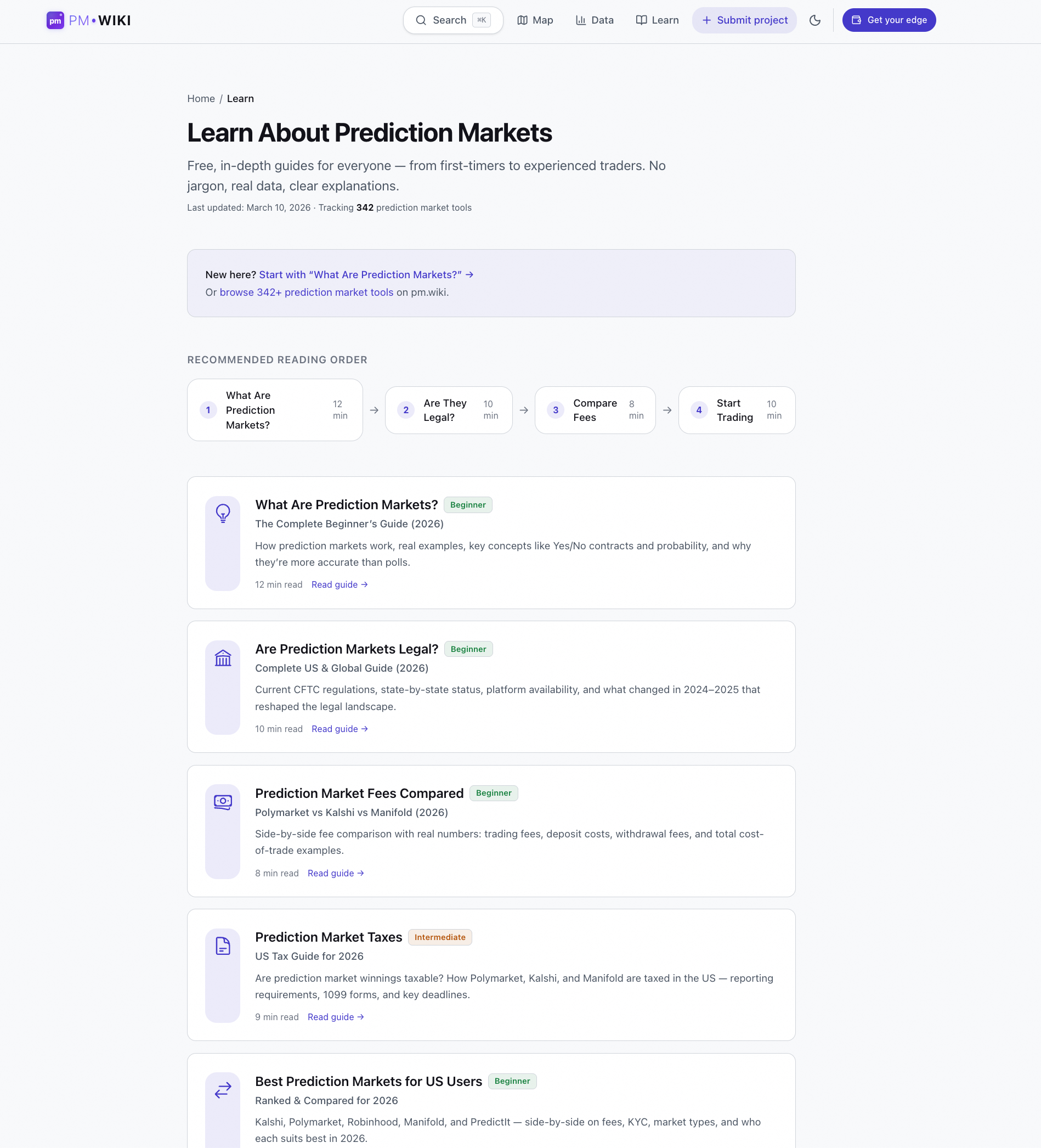 The Prediction Market Intelligence Hub gallery image