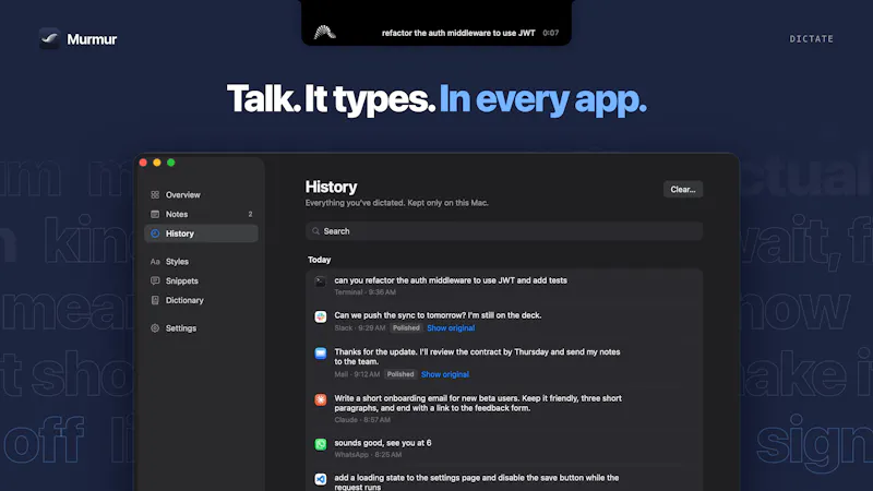 Murmur screenshot 2