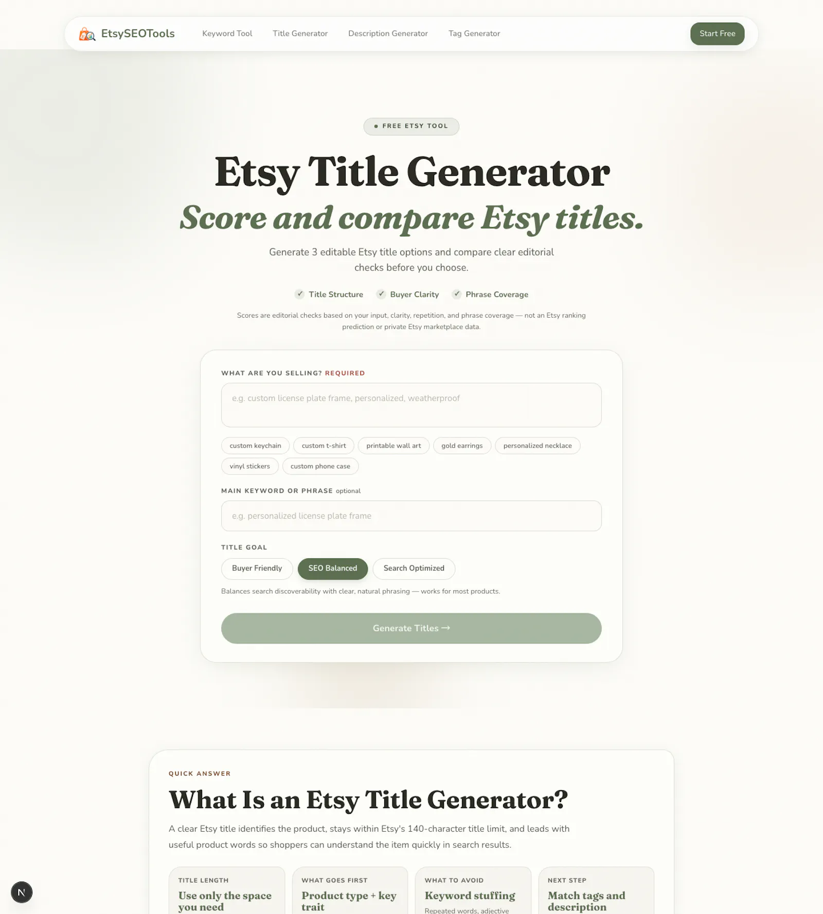 EtsySEOTools screenshot 2