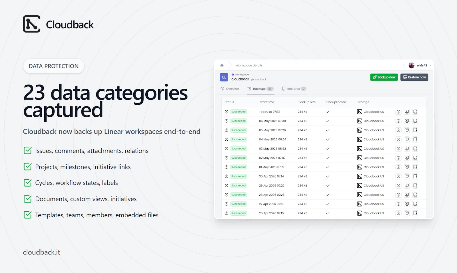 Cloudback for Linear screenshot 3