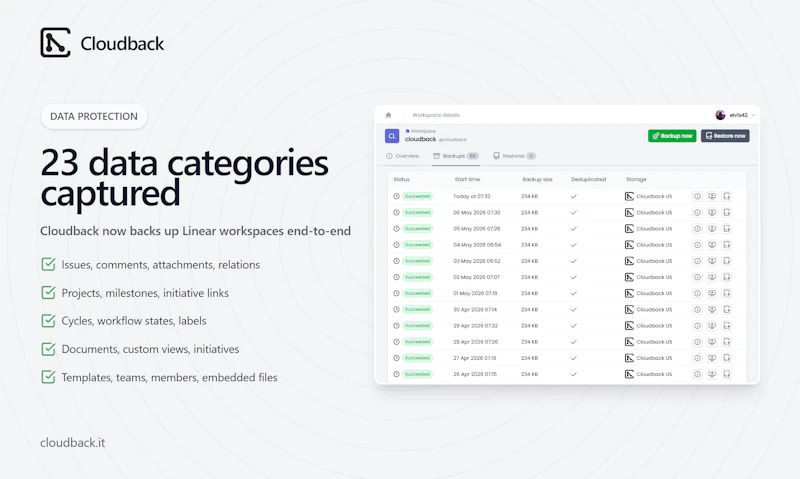 Cloudback for Linear screenshot 3