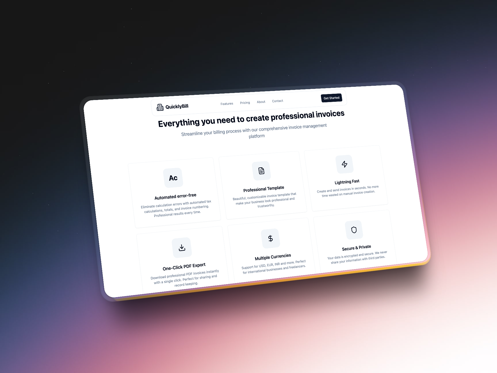 Média Rapidebill - Générateur de factures professionnelles 2