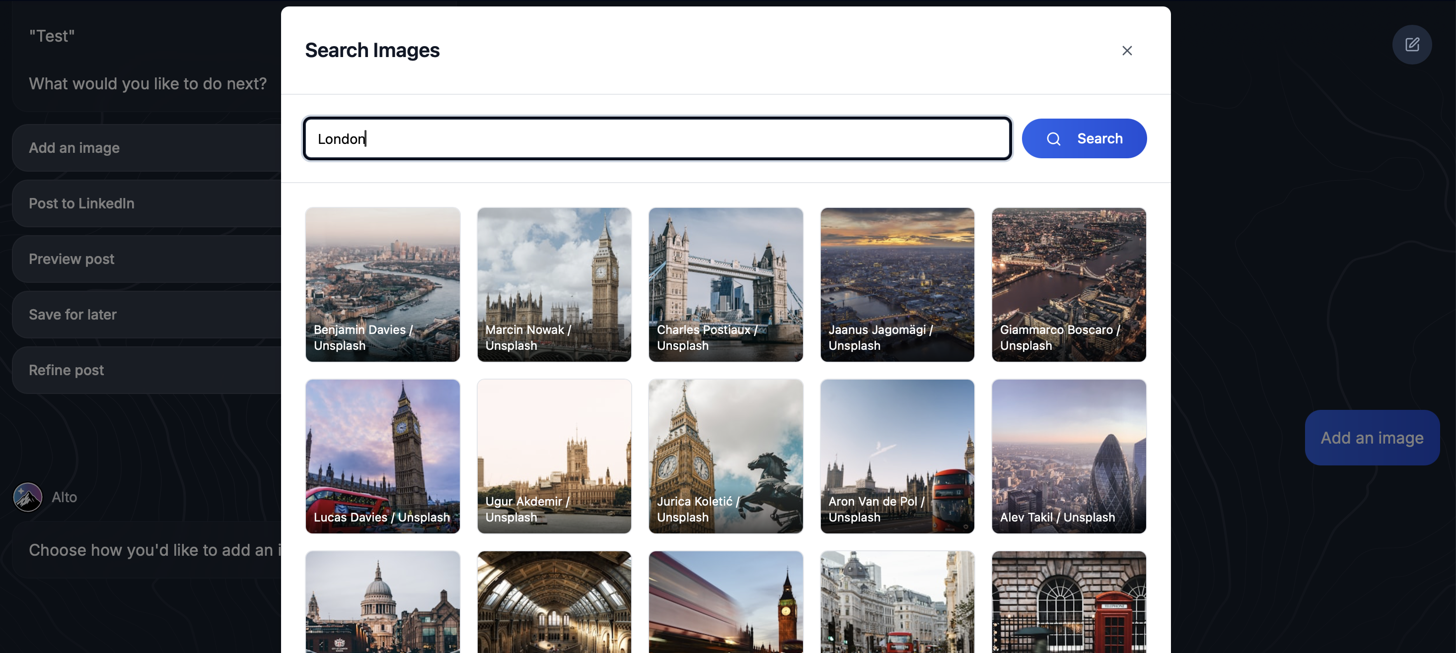 PeakSocial.ai - Screenshot 4 showing product features and functionality