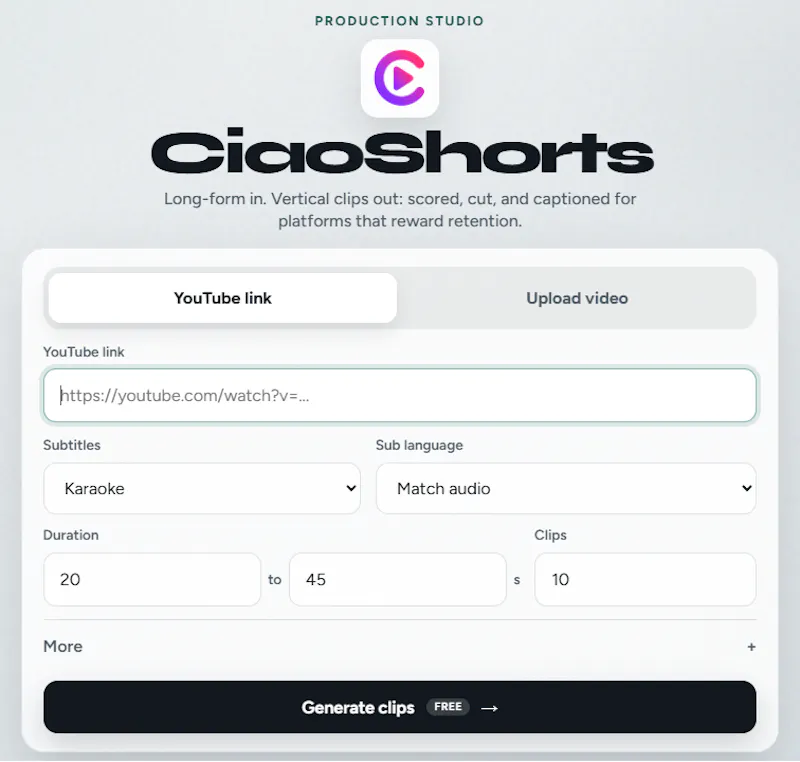 CiaoShorts screenshot 3