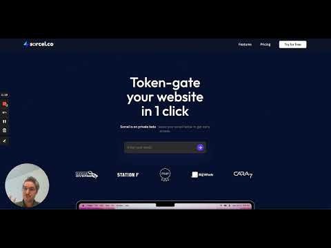 startuptile Sorcel Beta-Token-gate your website in 1-click