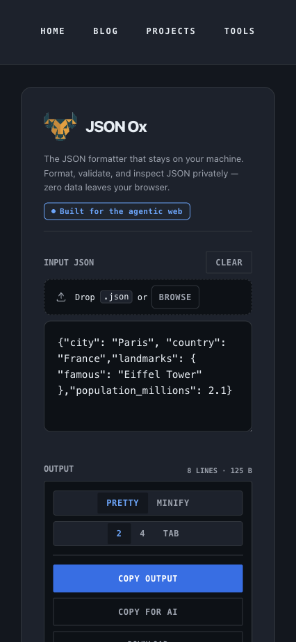 JSON Ox gallery image