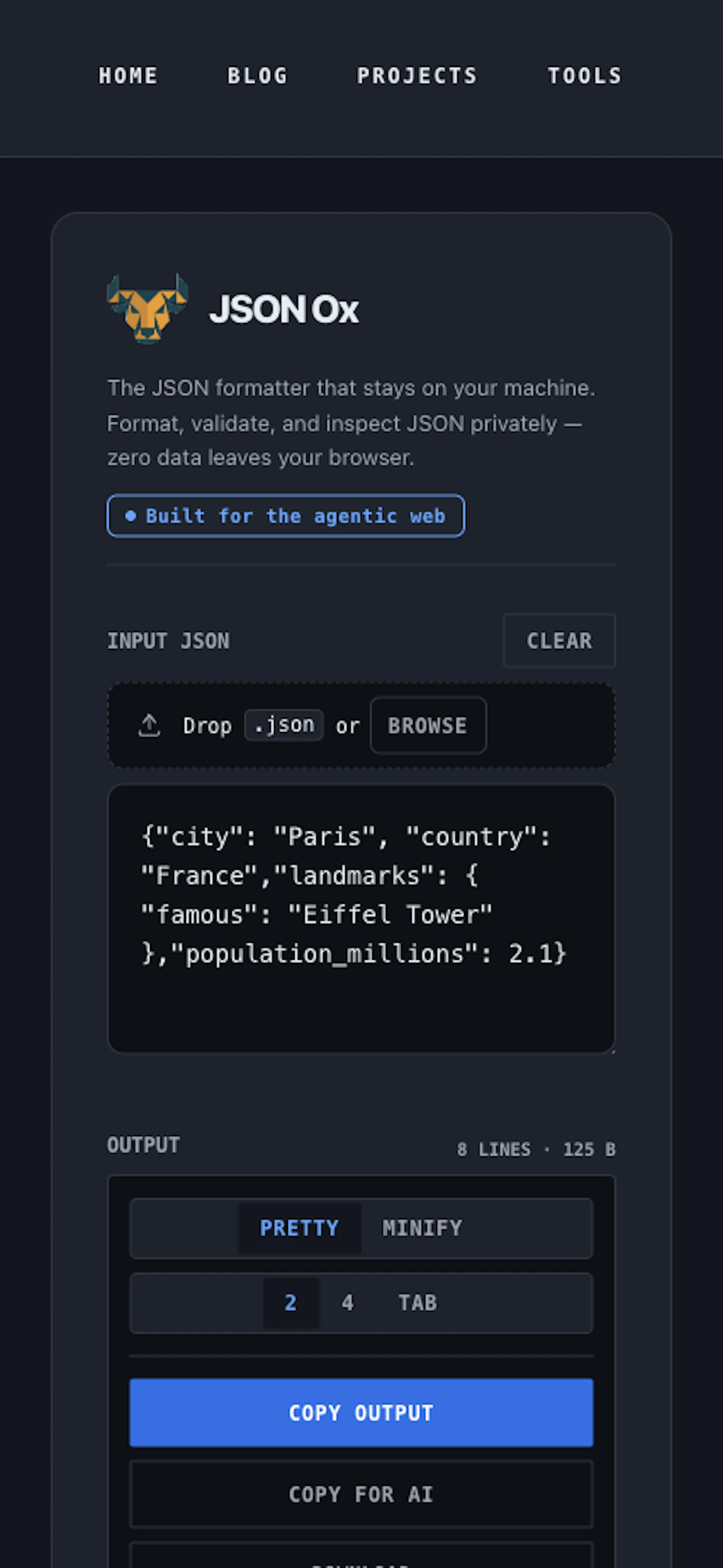JSON Ox screenshot 3