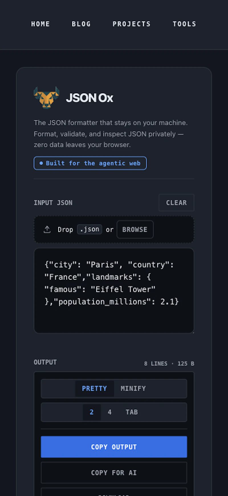 JSON Ox screenshot 3