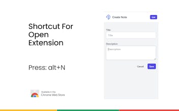 Browser Note (Chrome Extension) gallery image