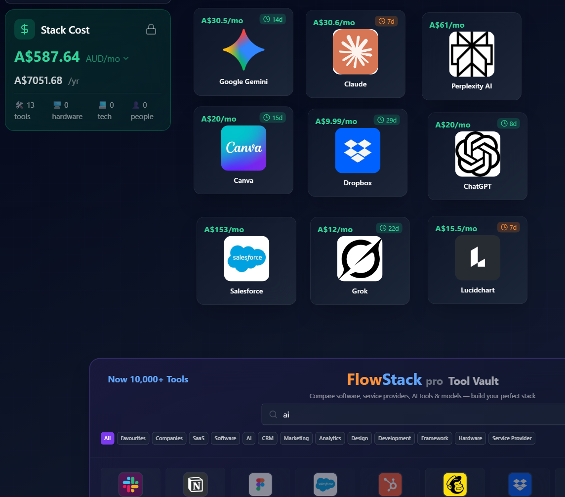 FlowStack pro - Screenshot 2 showing product features and functionality