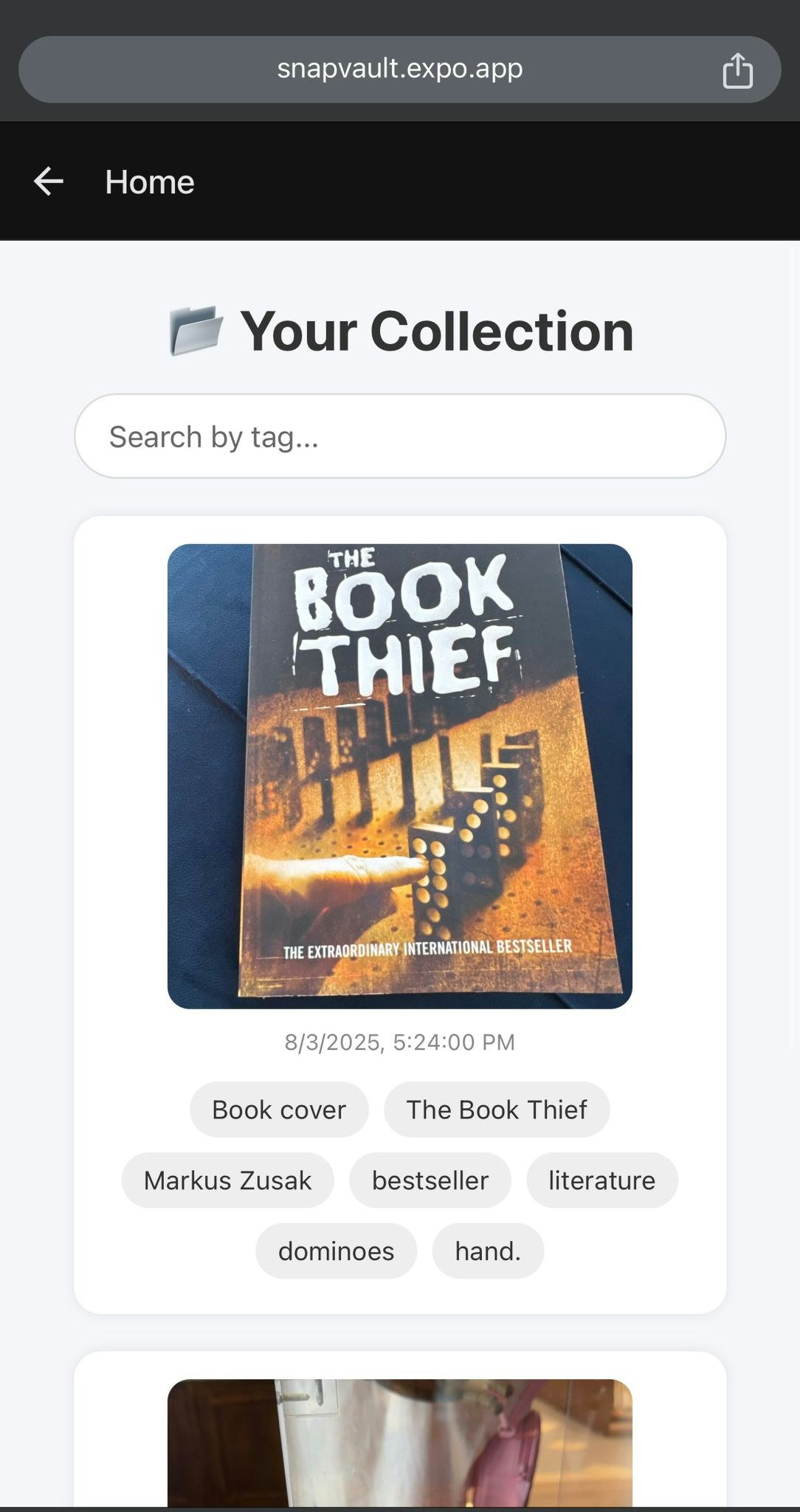 SnapVault gallery image