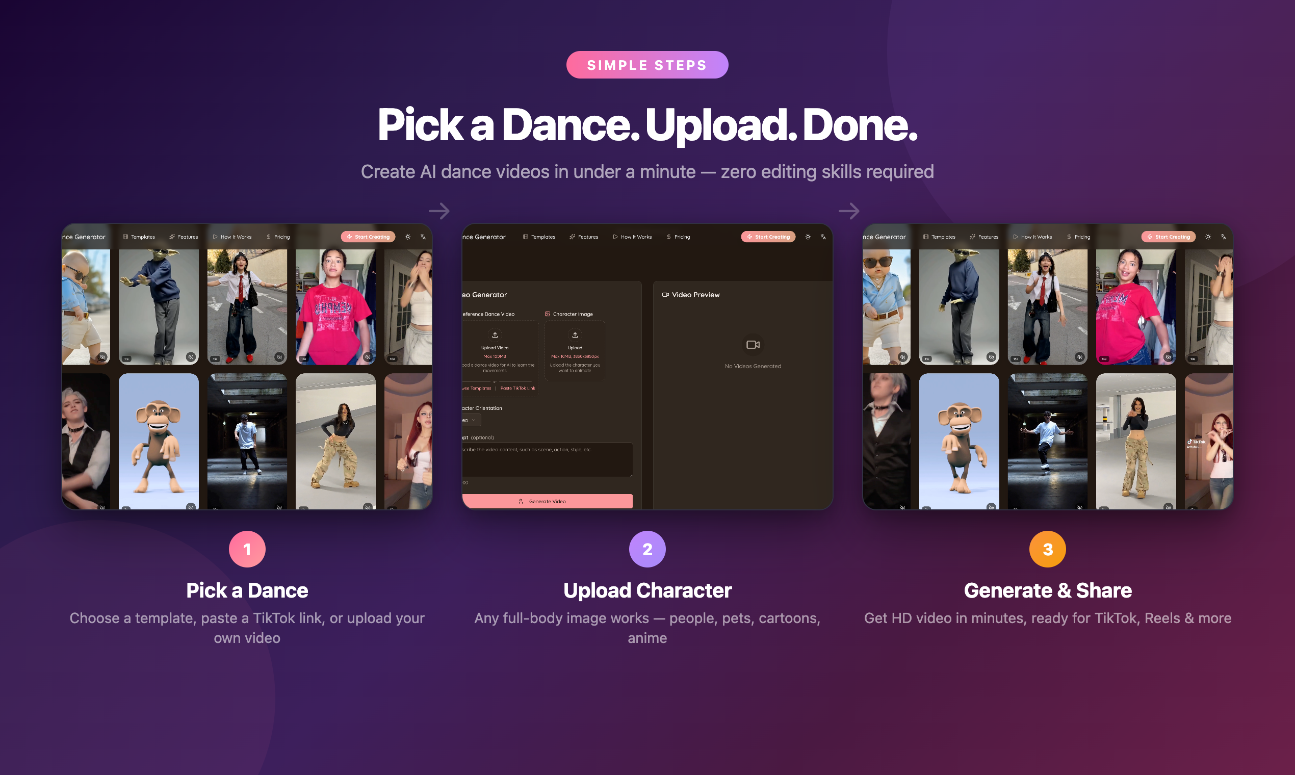 Dance Generator AI gallery image