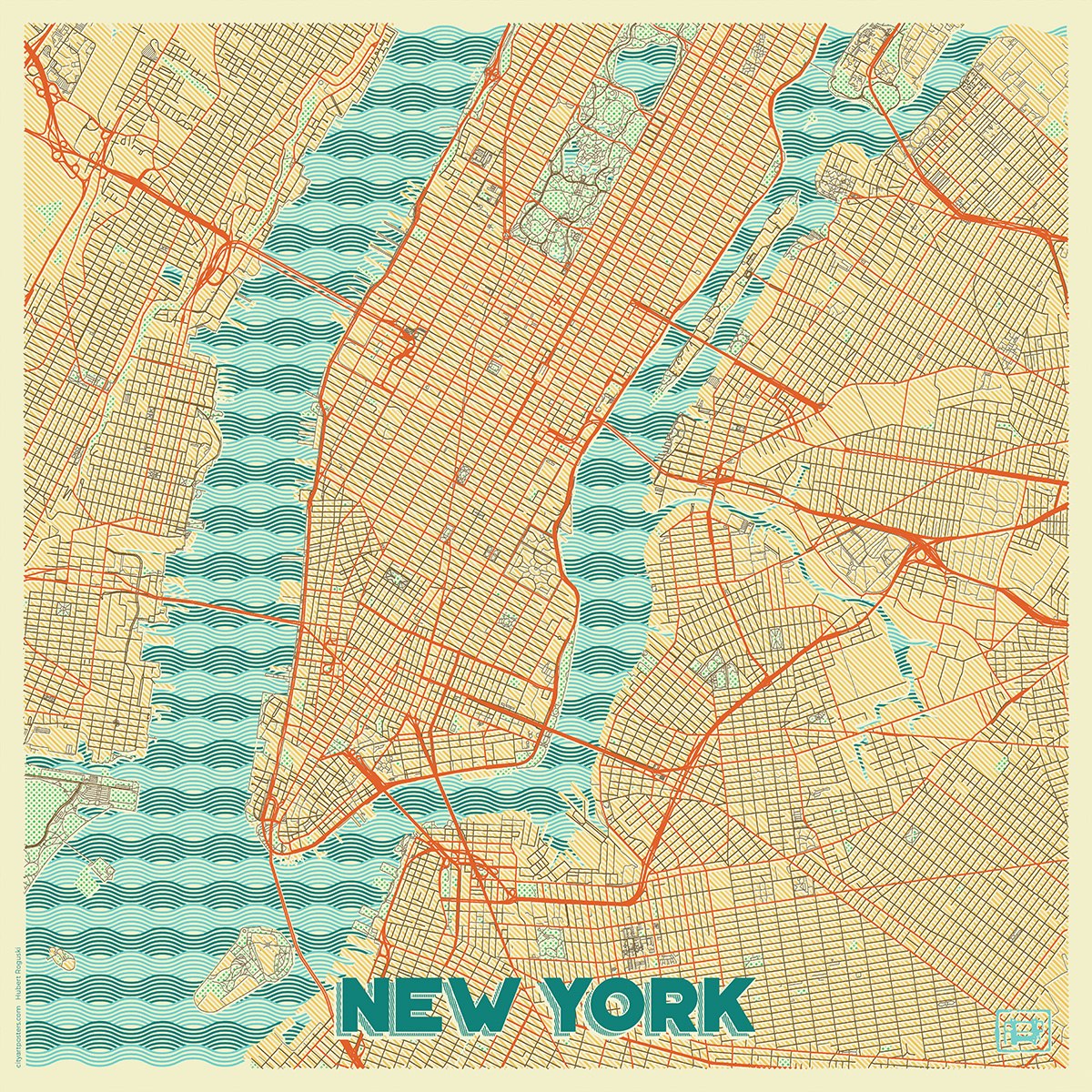 City Map Retro Posters logo