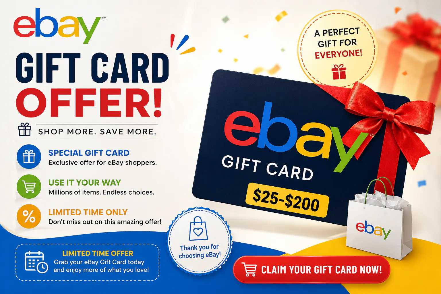 Special eBay Gift Card Offer