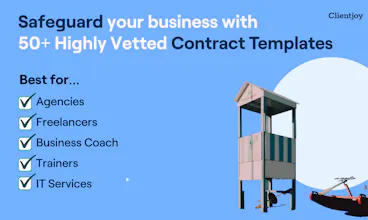 50+ Contract Templates by Clientjoy gallery image