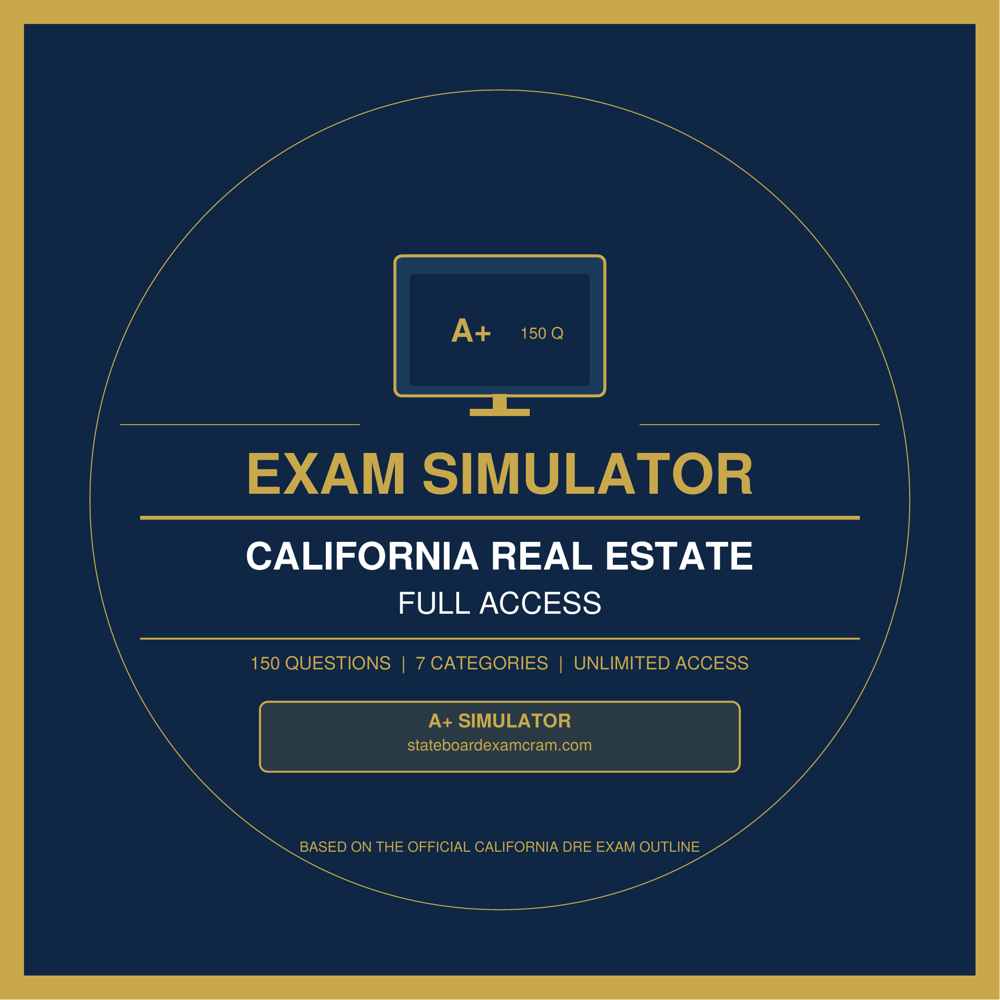 California Real Estate Exam Simulator