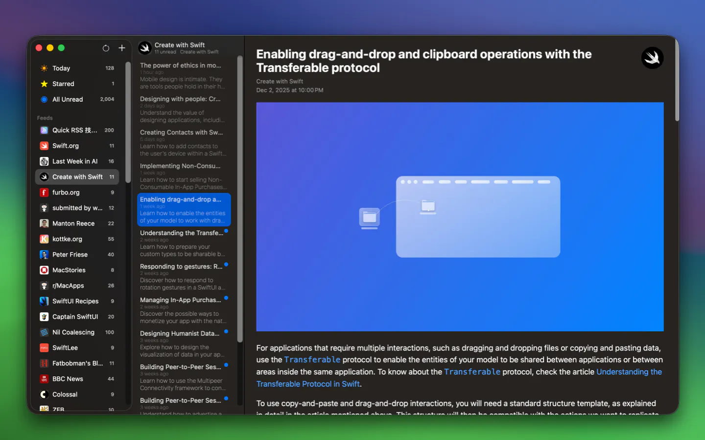 Quick RSS screenshot 4