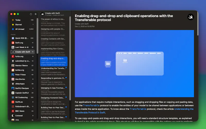 Quick RSS screenshot 4