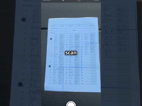 startuptile Chess Scanner-Scan score sheets and generate chess games in seconds.