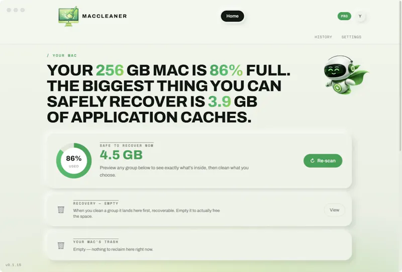 MacCleaner screenshot 2