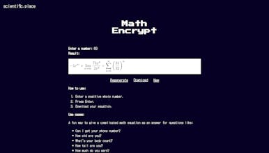 Math Encrypt gallery image