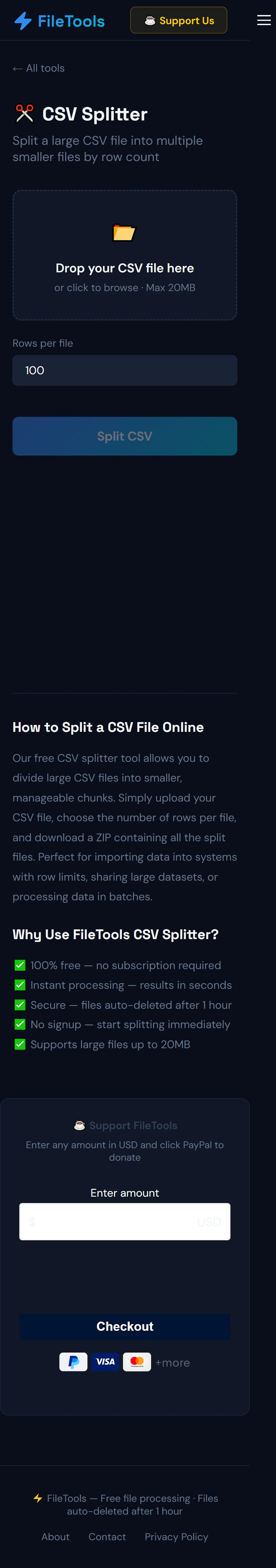 FileTools screenshot 2