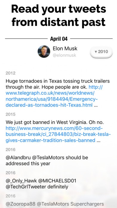 Tweet from past gallery image