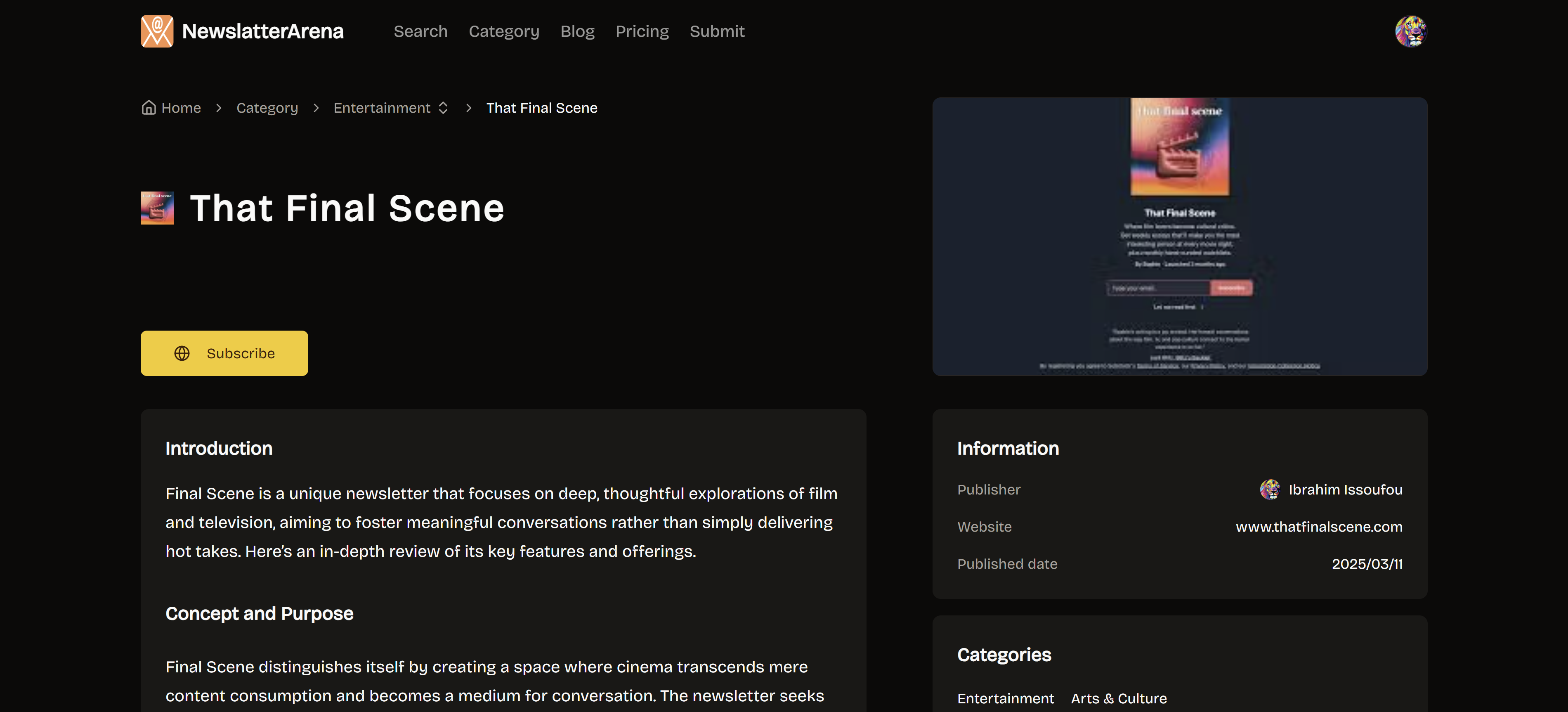 NewslatterArena gallery image